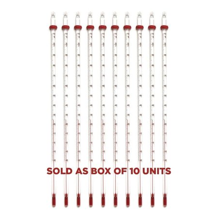 SPER SCIENTIFIC SAMA RANGE Total Immersion -20 to 110C Thermometers Box of 10, 10PK 736590